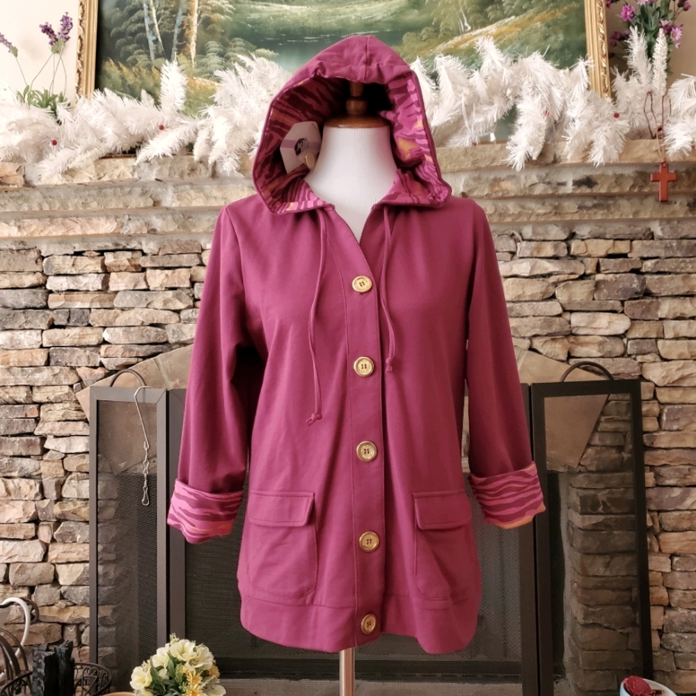 City Hearts Pink  Hood Jacket